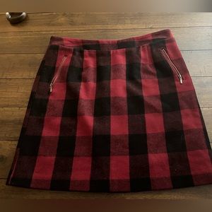 Buffalo Plaid 8 Bob Limboyaka wool blend mini skirt